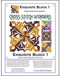 Exquisite Block 01 - Cross Stitch Wonders