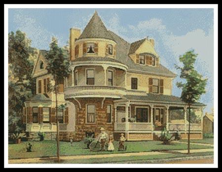 Victorian House 2 - Artecy Cross Stitch