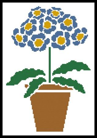 Primrose Pot - Artecy Cross Stitch