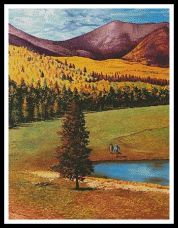 Autumn In The San Francisco Mountains - Artecy Cross Stitch