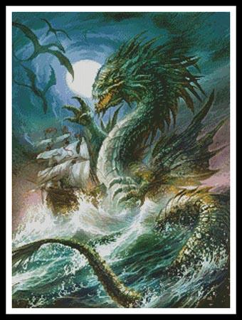 The Sea Serpent - Artecy Cross Stitch