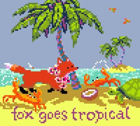 Fox Goes Tropical - Loxley Designs