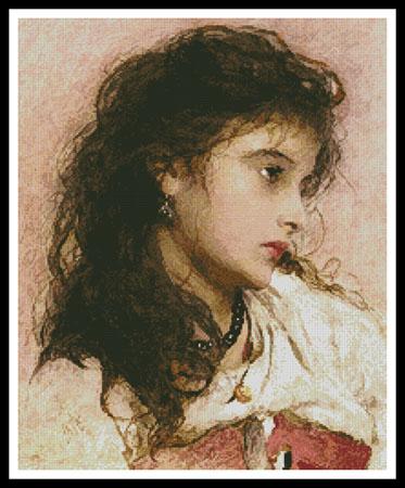 A Gypsy Girl - Artecy Cross Stitch