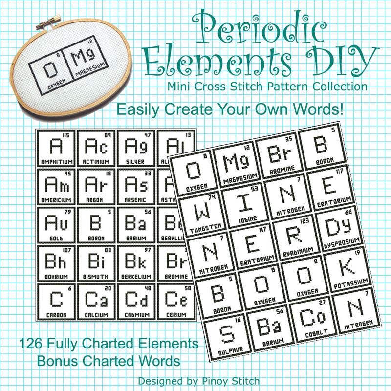 Periodic Elements DIY - PinoyStitch