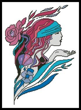 Deco Lady - Artecy Cross Stitch