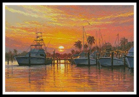 Sunset Harbor - Artecy Cross Stitch
