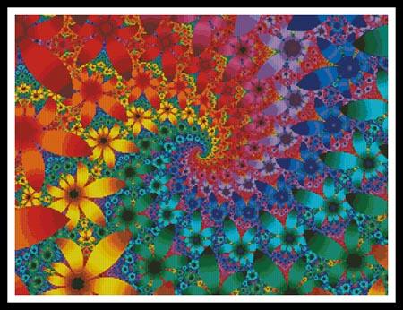 Fractal Flowers - Artecy Cross Stitch