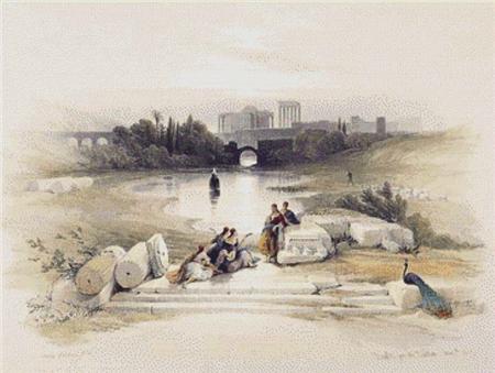 Baalbec, From The Fountain - X Squared Cross Stitch