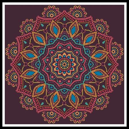 Ornamental Mandala - Artecy Cross Stitch