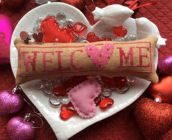 Wee Welcome, February Hearts - Needle Bling Designs