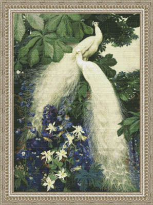 White Peacock Garden - Kustom Krafts