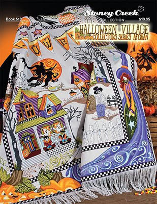 Halloween Village Collectors Series Afghan - Stoney Creek