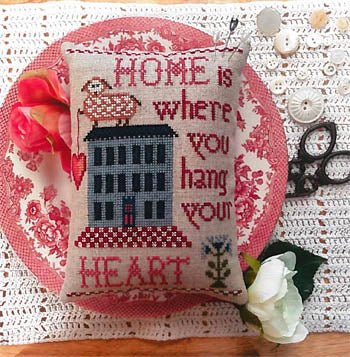 Home Is Where You Hang Your Heart - Annie Beez Folk Art