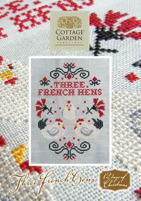 Three French Hens - Cottage Garden Samplings