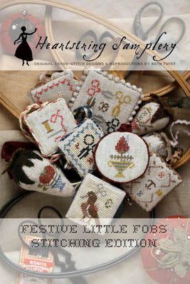 Festive Little Fobs 3, Stitching Edition - Heartstring Samplery