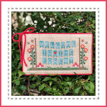 Welcome to the Forest 1, Forest Banner - Country Cottage Needleworks