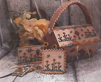 Flowers Cottage Sewing Basket - Mani Di Donna