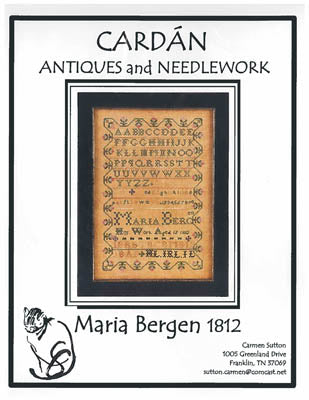 Maria Bergen 1812 - Cardan Antiques & Needlework
