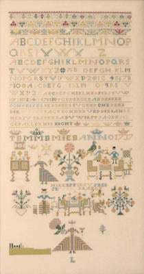 German Saxon Band 1737 - Queenstown Sampler Designs