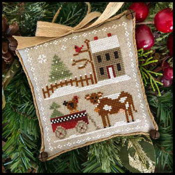 Farmhouse Christmas 4, Dairy Darlin' - Little House Needleworks