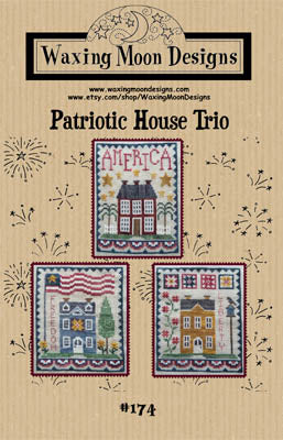 Patriotic House Trio - Waxing Moon Designs