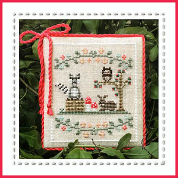 Welcome to the Forest 3, Forest Raccoon and Friends - Country Cottage Needleworks