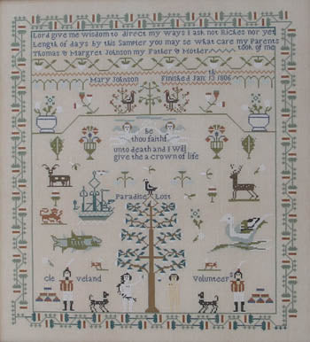 Mary Johnson 1806 - Queenstown Sampler Designs