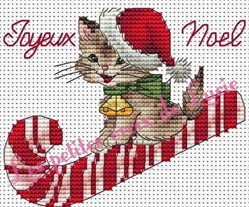 Joyeux Noel Chaton - Les Petites Croix De Lucie