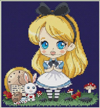 Alice and the Rabbit - Les Petites Croix De Lucie
