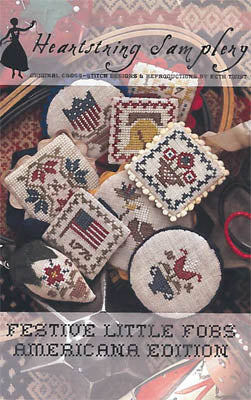 Festive Little Fobs 5, Americana Edition - Heartstring Samplery