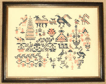 Mexican Sampler c1850 - Queenstown Sampler Designs