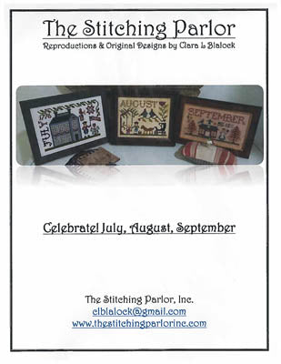Celebrate (July, August,September) - Stitching Parlor