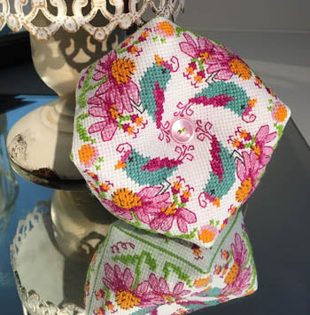 Echinacea Biscornu - Tiny Modernist Inc