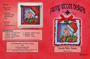 Sweet Mrs. Santa - Frony Ritter Designs