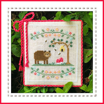 Welcome to the Forest 7, Forest Bear  - Country Cottage Needleworks