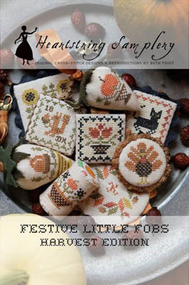 Festive Little Fobs 9, Harvest Edition - Heartstring Samplery