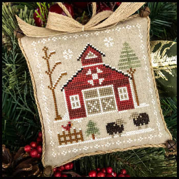 Farmhouse Christmas 9, Ba Ba Black Sheep - Little House Needleworks