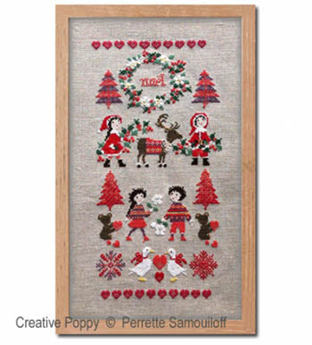 Nordic Christmas Banner - Perrette Samouiloff