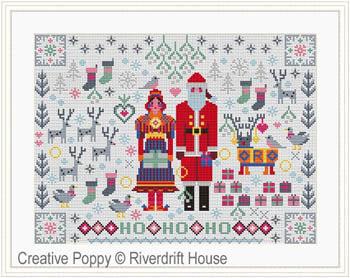 Santa & Mrs Claus Folkies - Riverdrift House