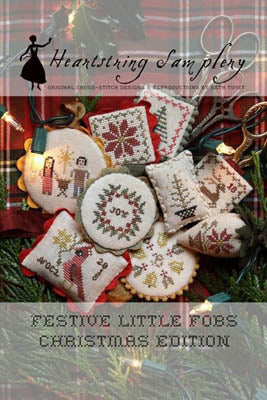 Festive Little Fobs 10, Christmas Edition - Heartstring Samplery