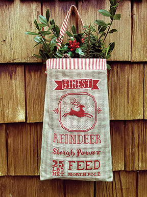 Reindeer Feed Sack - Carriage House Samplings