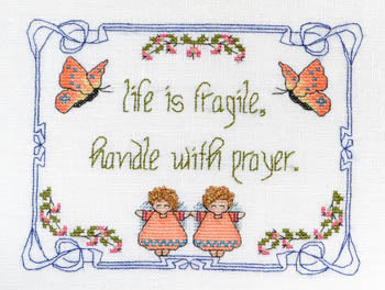 Life is Fragile, Handle With Prayer - MarNic Designs