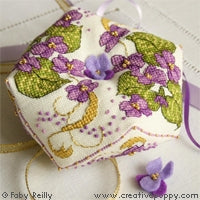 Violet Biscornu - Faby Reilly Designs