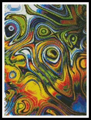 Mini Abstract Bubbles - Artecy Cross Stitch