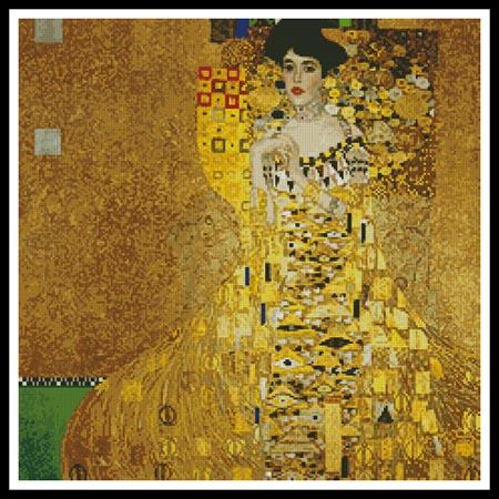 Portrait Of Adele Bloch-Bauer I - Artecy Cross Stitch