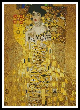 Portrait Of Adele Bloch-Bauer I (Small) - Artecy Cross Stitch