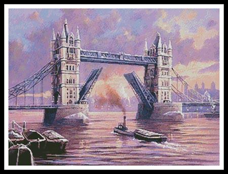 Tower Bridge Painting - Artecy Cross Stitch
