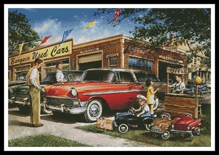 Used Cars - Artecy Cross Stitch