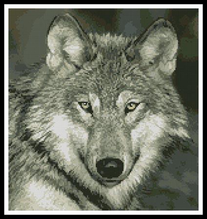 Wolf Close Up - Artecy Cross Stitch
