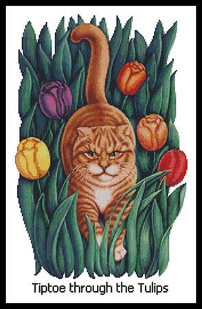 Tiptoe Through The Tulips - Artecy Cross Stitch